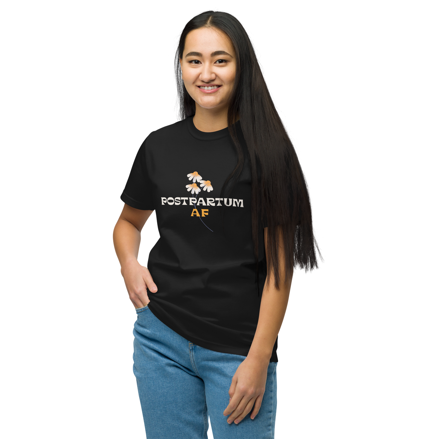 postpartum AF - organic classic tee